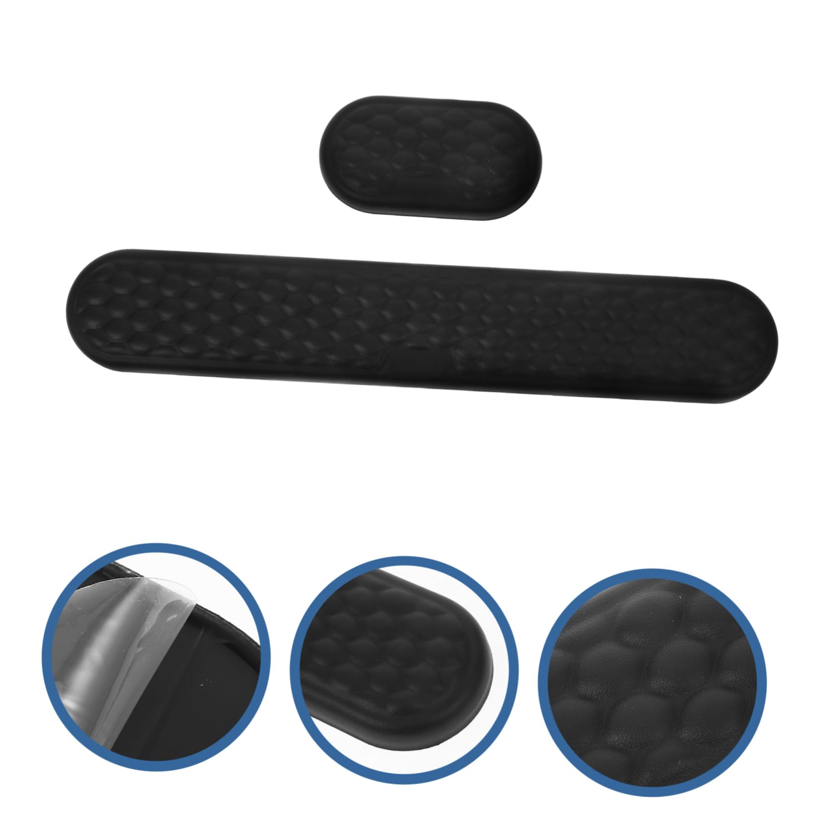 Hemobllo 1 set Tappetino Ergonomico per per Tastiera e Mouse Comfort per Ufficio Design Multifunzionale per Esperienza Ottimale