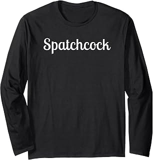 Spatchcock Chicken Minimalist Grill Father's Day Turkey Long Sleeve T-Shirt
