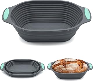 GäRköRbchen Oval Silikon GäRkorb Oval GäRköRbchen,Garkorb Brot,Brot GäRkorb