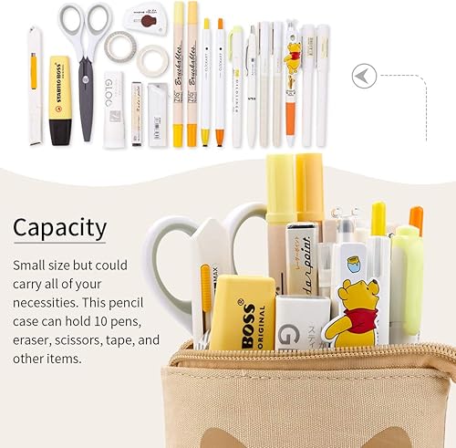 Vista 23 de EASTHILL Estuche para lápices de gran capacidad, organizador de caja de almacenamiento grande para diario de balas