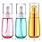 Cosywell Fine Mist Spray Bottle TSA Approved 3 Pack 2oz 60ml Leak Proof Travel Spray Bottle Empty Plastic Refillable Containers for Hair Perfume Toners Rose Water Cosmetics(Gold+Green+Pink)
