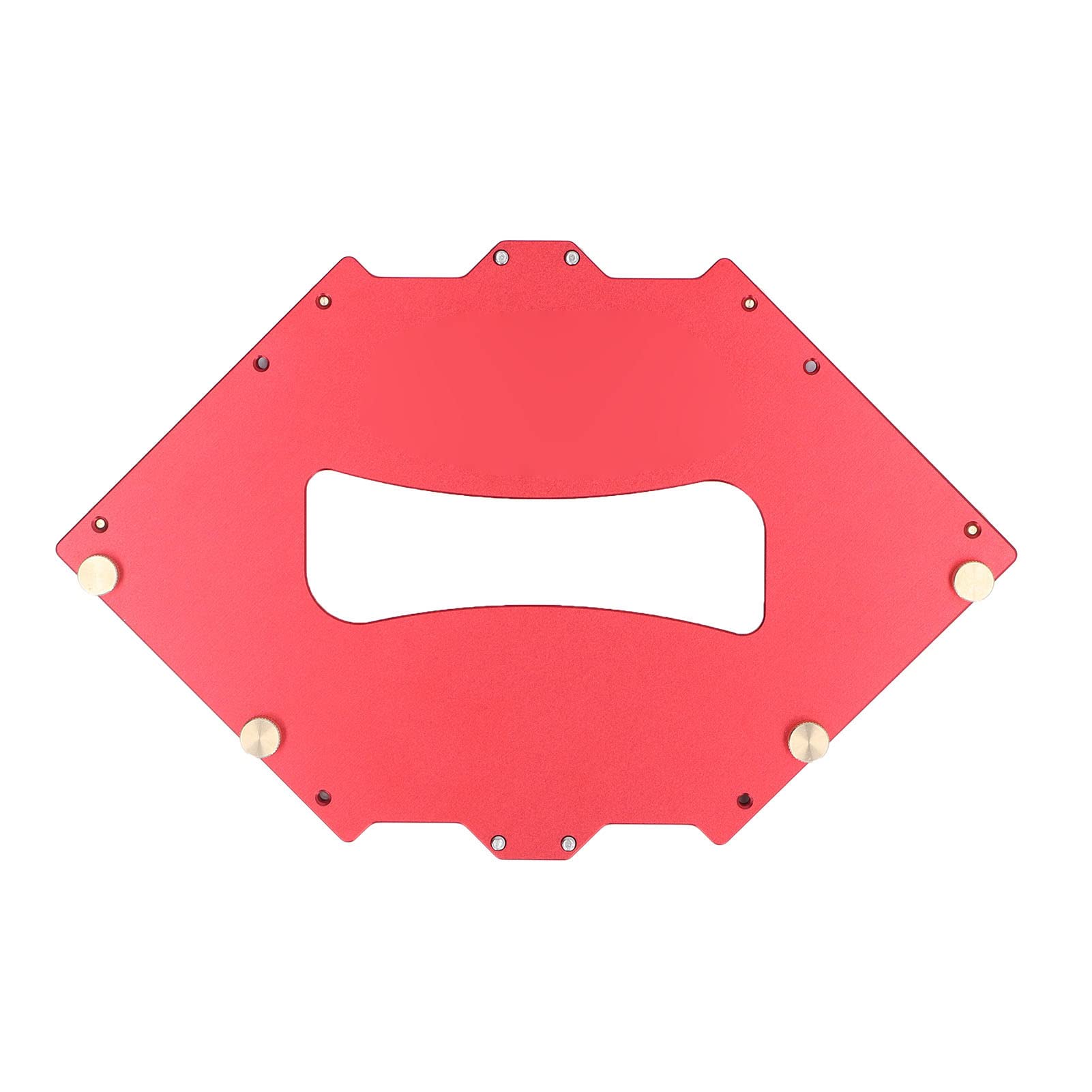 Plantilla de esquina de la Mesa enrutador, Kit de plantillas de radio de aleación de aluminio, herramientas profesionales de carpintería para carpinteros, tratamiento de bordes DIY