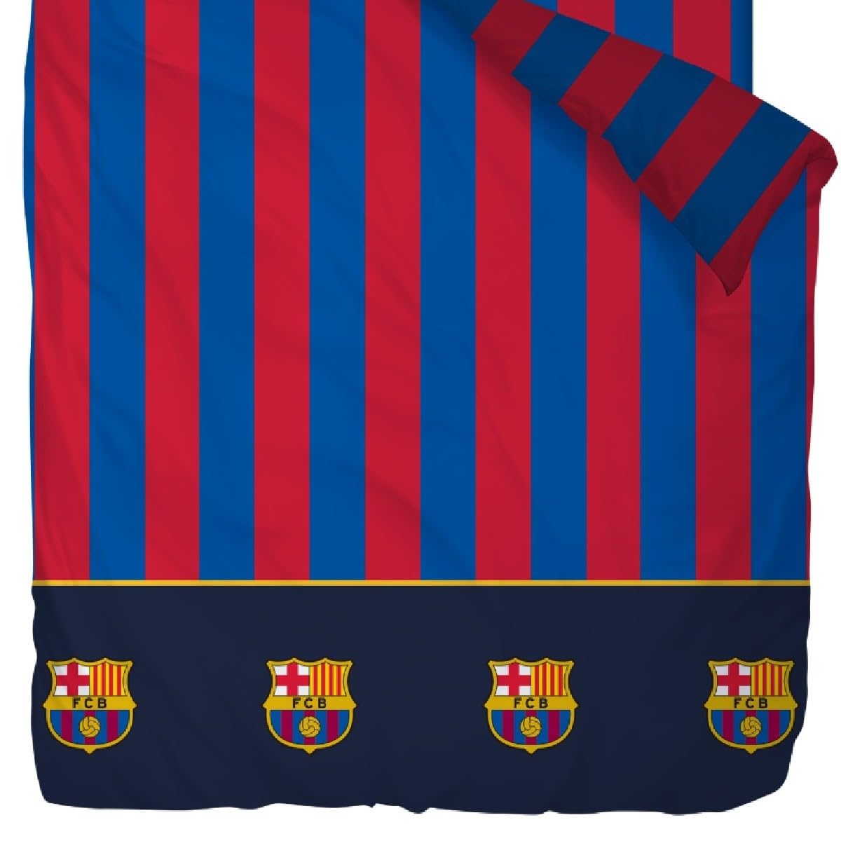 DHESTIA HOME Juego de Sábanas F. C. Barcelona Cama 90 y Cama 105 Barça FCB202052 Color Único Talla Cama 90