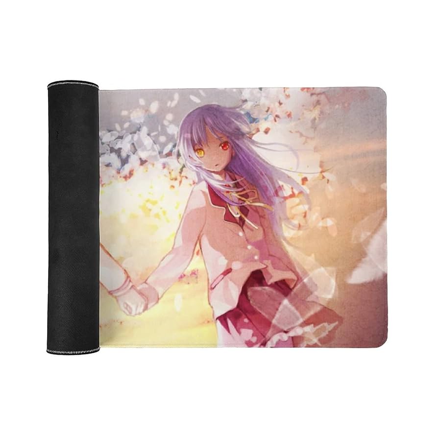Amazon | デスクマット 立華奏 音無結弦 AngelBeats! マウス