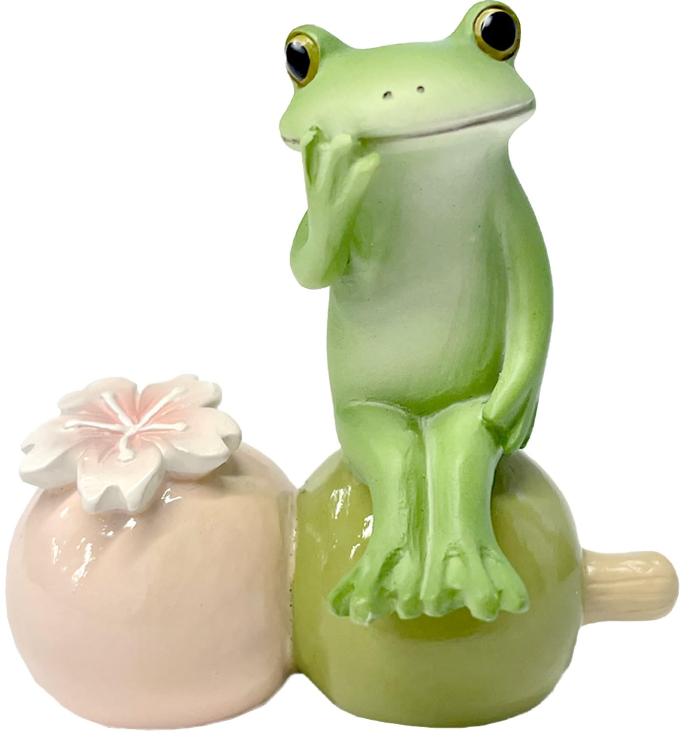 Amazon.co.jp: ダイカイ コポー 団子の上でおすましカエル4.9×3.2×5cm