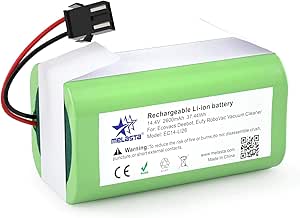 MELASTA Vervangende Li-Ion-batterij, 14,4 V, 2600 mAh, geschikt voor Ecovacs Deebot N79 N79S DN622, compatibel met Tesvor 500 Eufy RoboVac 11, 11S, 11S Max 30 30C 12 15C 15T 35C Conga Excellence 990