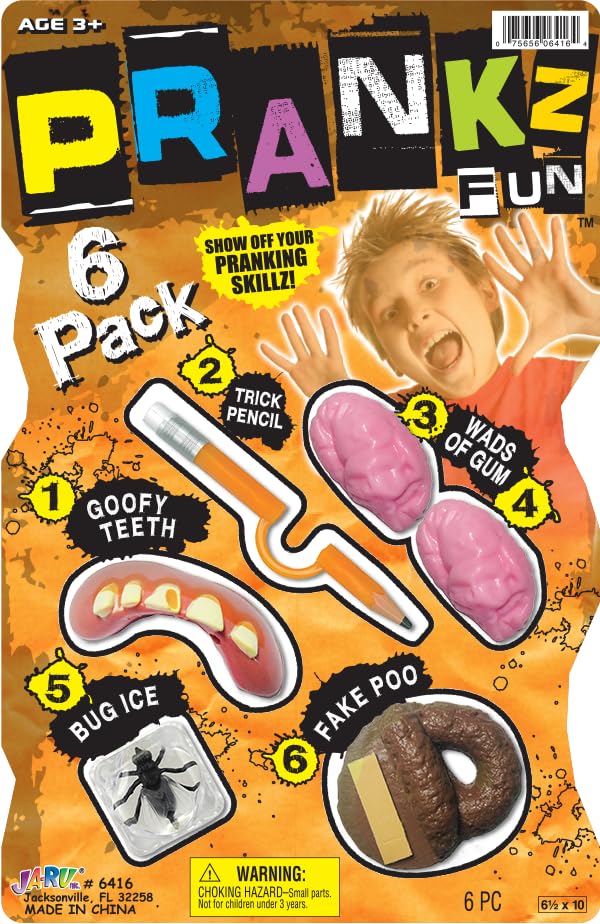 JA-RU Pranks Kit for Kids Gags Toys (1 Set) 6 Different Cool...