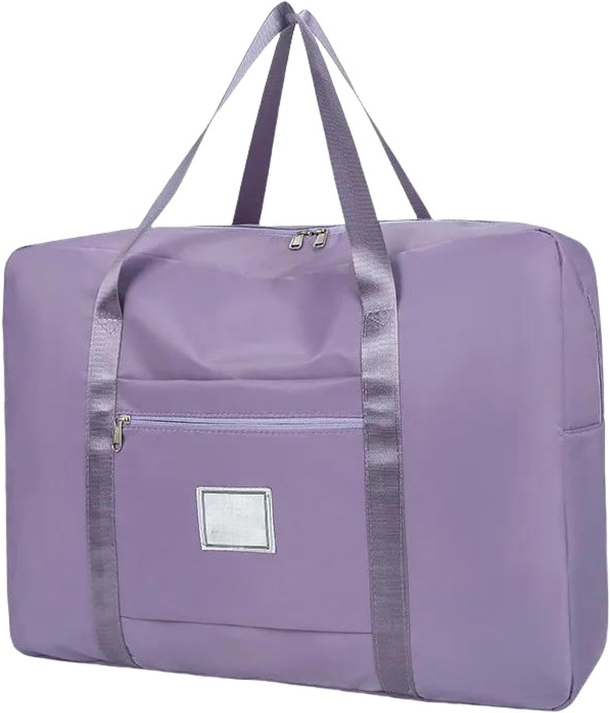 Moving bags Portable Nylon Moving Storage Bag Folding Luggage Travel Shoulder Bag-black L （50.5x35X15.5cm）