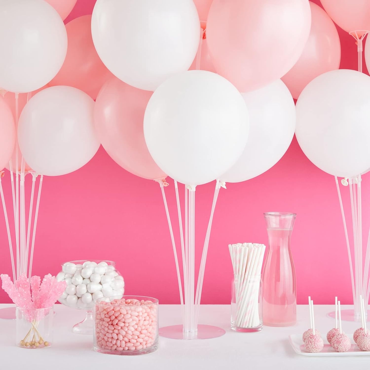 4 Sets Balloon Stand Kit for Table Centerpieces, Wedding Decorations, Birthday Party Supplies (26 In)