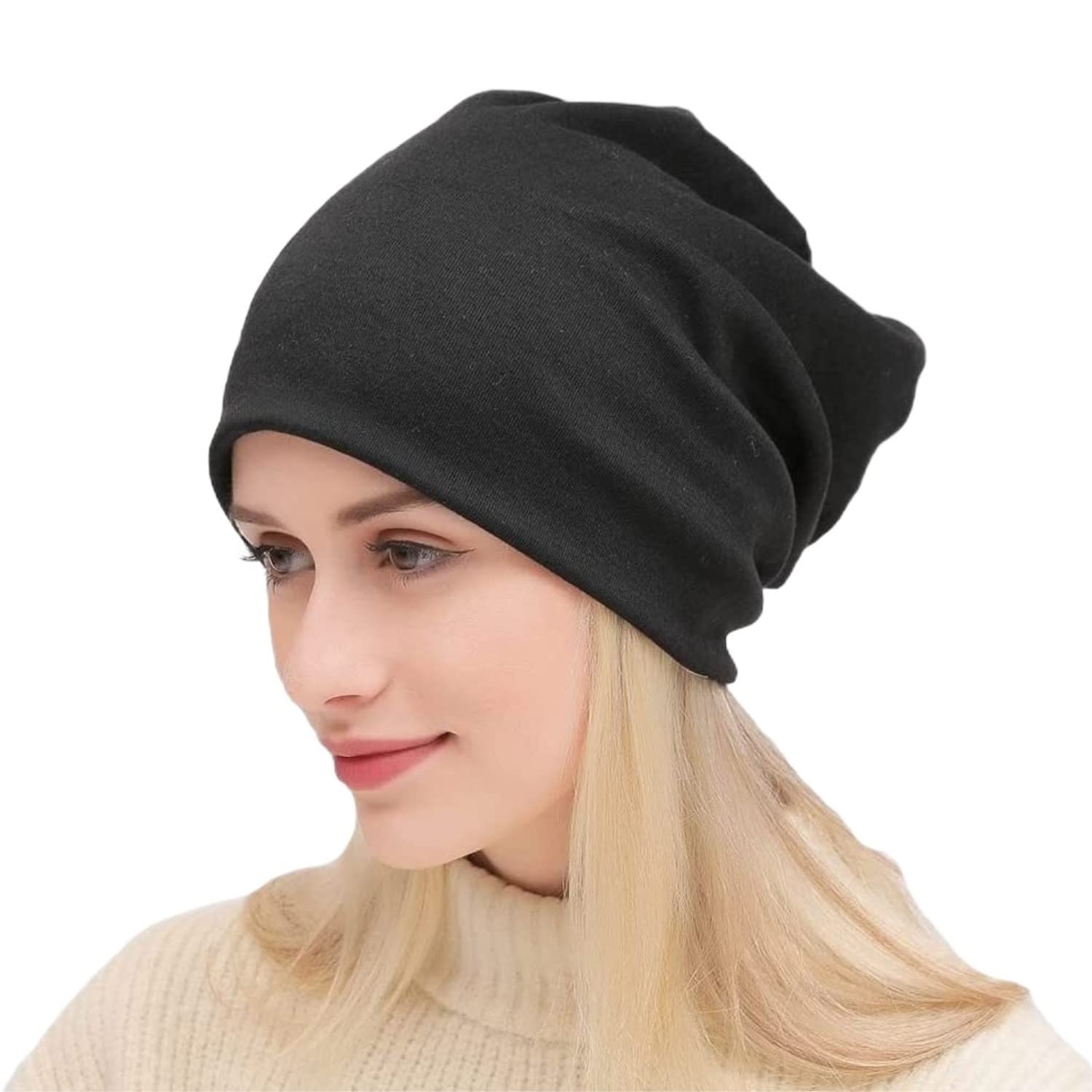 Bonnet Hiver Bonnet Élégant en Tissu Tricoté De Qualité, Respirant, Élastique, Tête Mort, Ski Bonnets Chaud