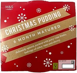 M&S Christmas Pudding 6 Month Matured 400g M&S クリスマスプディング 6ヶ月熟成 400g
