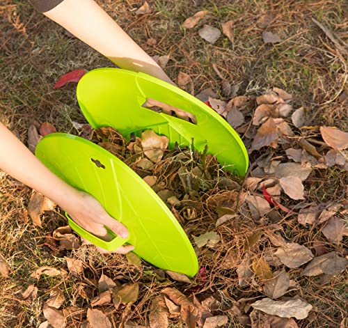 Gardenised Pair Of Leaf Scoops, Hand Rakes For Lawn And Garden Cleanup (Qi003286) #TOP4