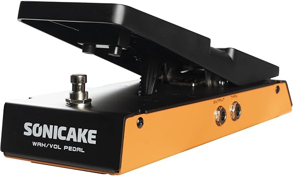 SONICAKE Wah Active Volume Pedal, Wah & Volume 2 in 1 Combo Guitar Effects Pedal, Full-size Pedal 9.57"L x 3.66"W x 2.36"H - FlipWah