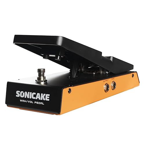 SONICAKE Wah Active Volume Pedal, Wah & Volume 2 in