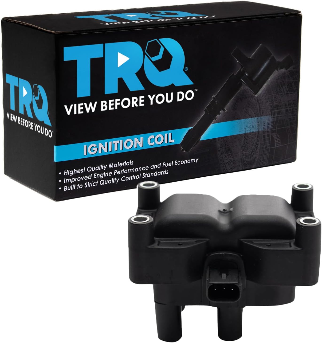TRQ Ignition Coil Compatible with 2011-2013 Ford Fiesta