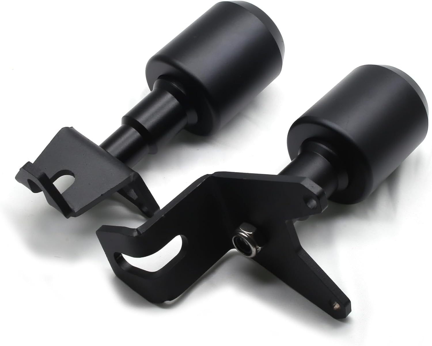 MZS Motorcycle Frame Sliders Compatible with CBR650R CB650R 2021 2022 2023, Falling Anti Crash Protector Guards Protection Pad No Cut Kits Aluminium Black