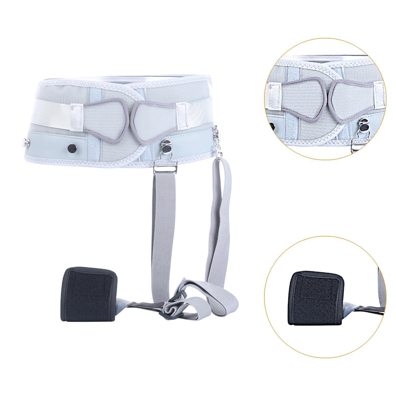 Amagogo Aide à La Marche Exosquelette de Rééducation Jambe Dispositif de Soutien Bionique Réglable Léger En Nylon Adapté Aux Seniors Patients Soins à Domicile, L