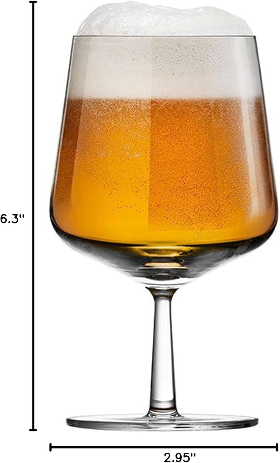 Iittala Essence 1014439 48 cl Beer Glass, Set of 2, Clear