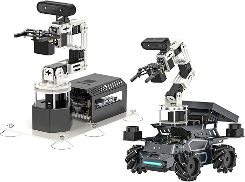 Yahboom ROSMASTER M3 PRO ROS2 Robot Car and DOFBOT PRO Robotic Arm