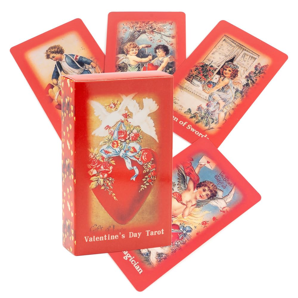 Yedaoiu 12 x 7 Cupid Valentine Tarot Lovers Tarot Cards Oracle