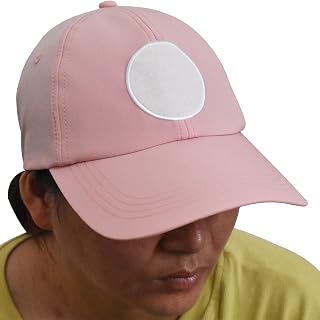 Pink Santa Claus Hat, Unstructured Baseball Cap with Loop Areas for Patches, Trucker Golf Running Fishing Tactical Hat for Women Men