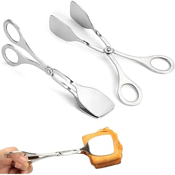 Set of 2 pastry tongs kitchen tongs serving tongs kitchen tongs