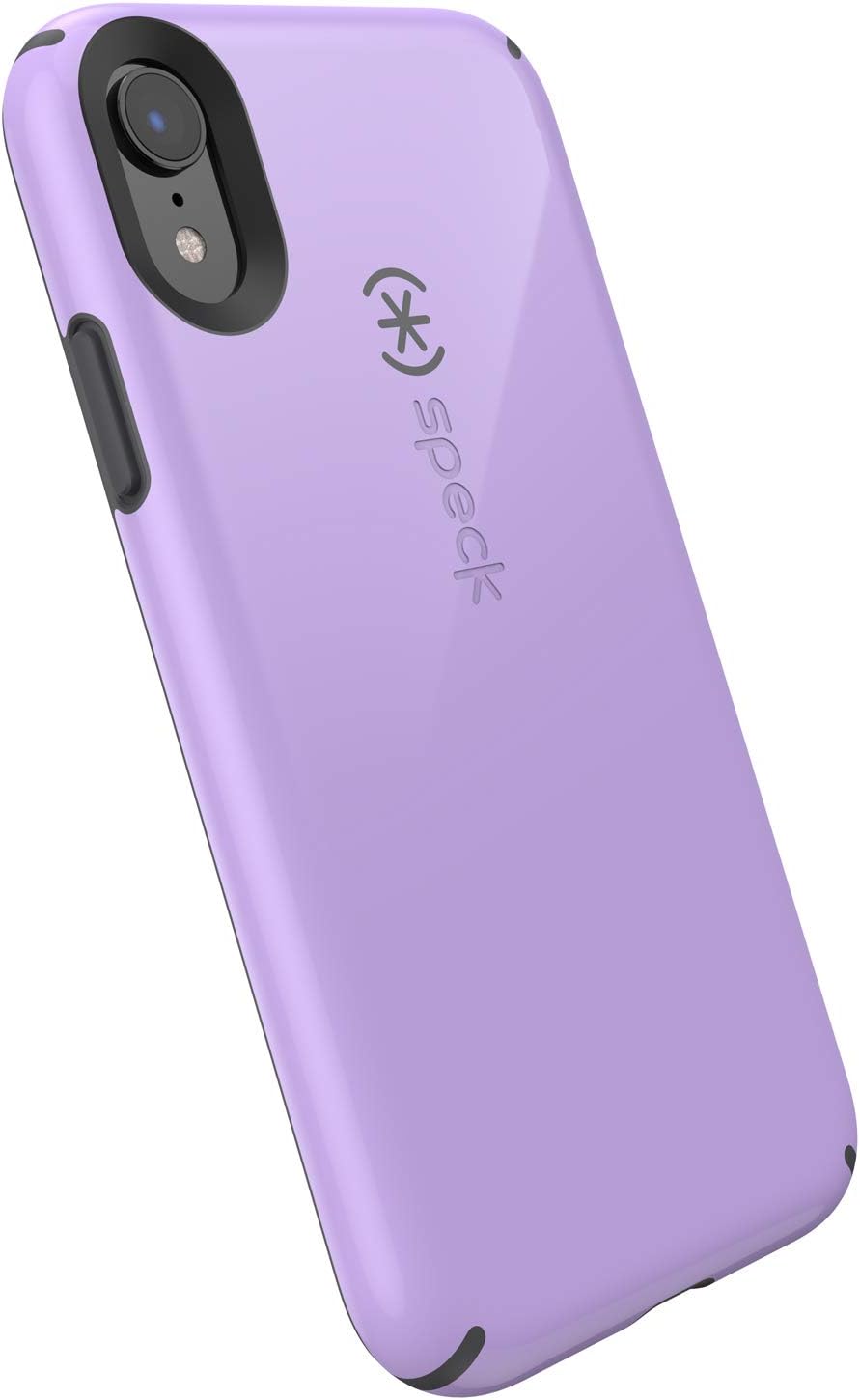 Speck Products iPhone XR Case CandyShell, Aster Purple/Slate Grey