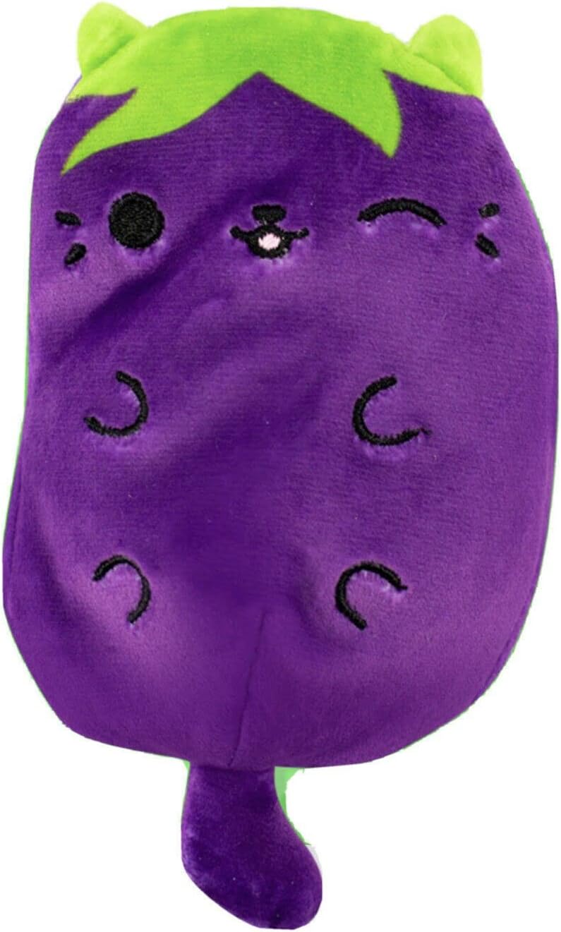 Cats vs Pickles Series 2 Eggplant 21 (Soft Plush Toy) Amazon.co.uk