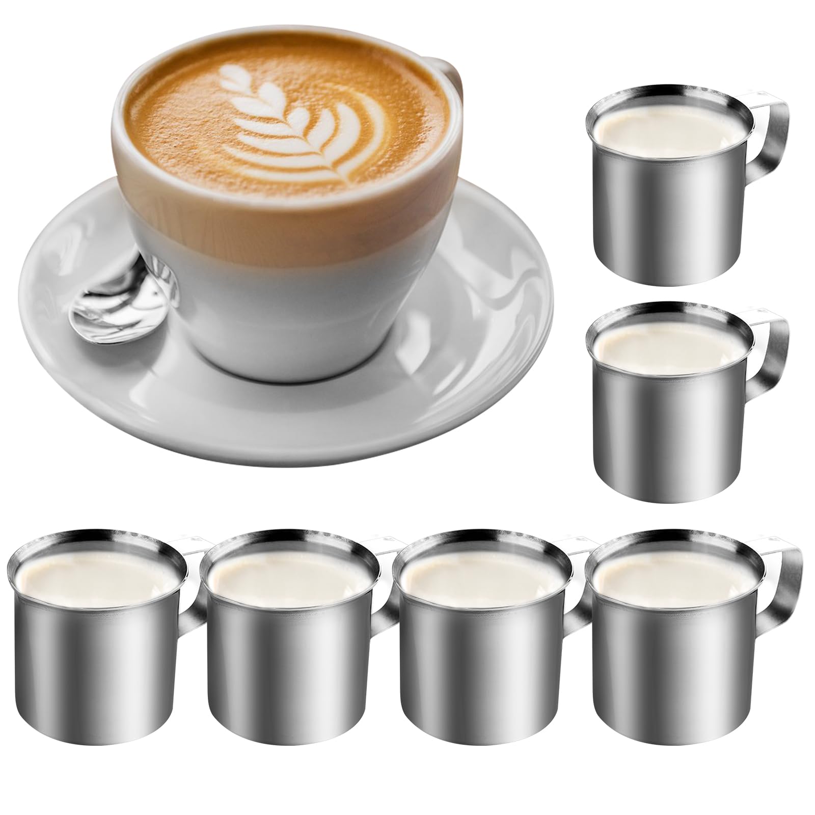 Pot à lait en acier inoxydable (350 ml) - Pot à lait Barista de, pot à lait en a