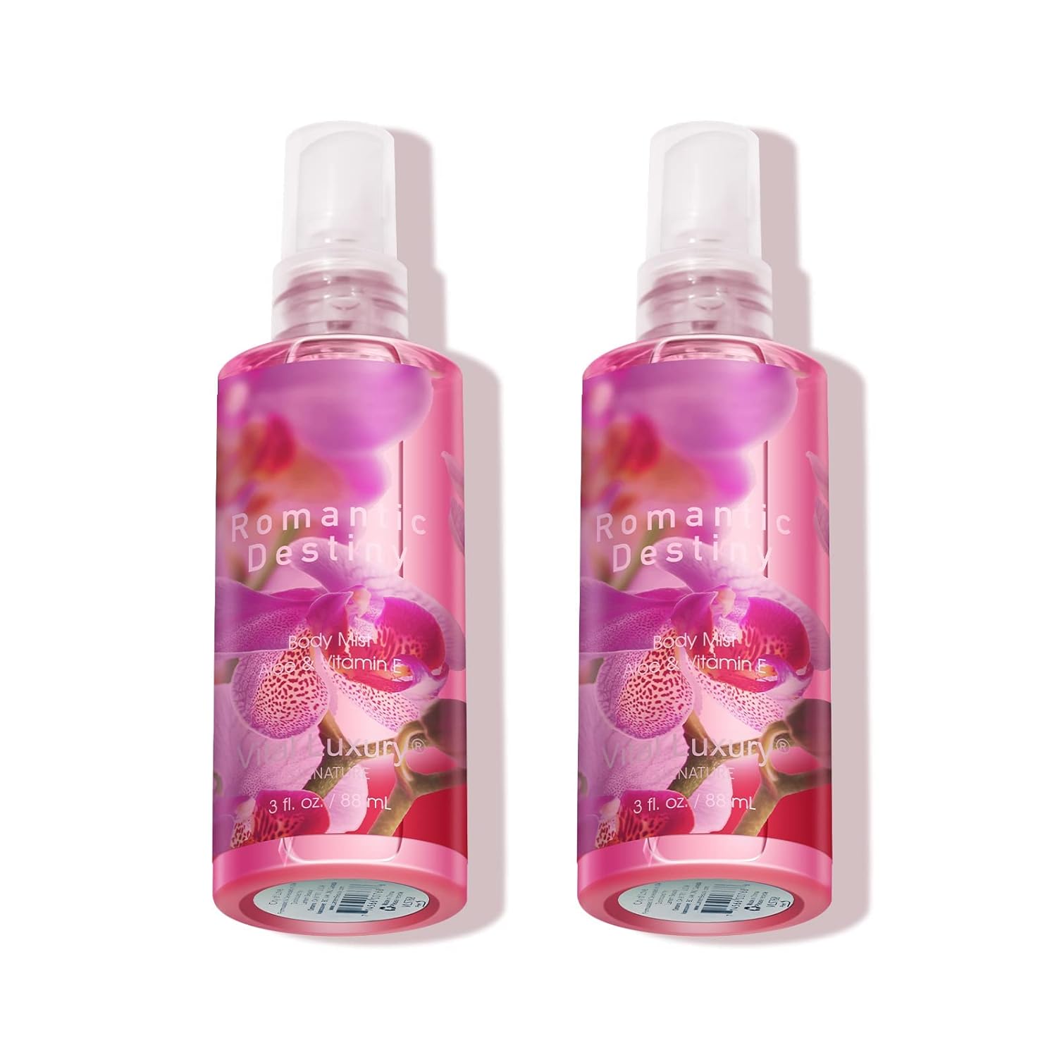 Amazon.com : Vital Luxury Body Mist Set, Travel Size Spray Bottle, Long ...