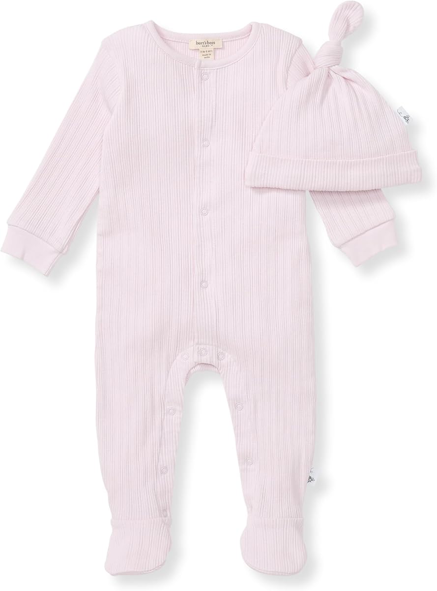 Pelele para Bebé Niña - 100% Algodón Orgánico, Conjunto Corto de Una Pieza para Niña desde Recién Nacidos hasta 24 Meses