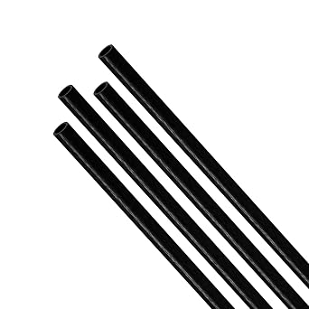 Carbon Fiber Tube Pultrusion 4mmOD x 2.5mmID for Quadcopter, DIY Project, Hollow Matte Pole, Length 200mm,4pcs