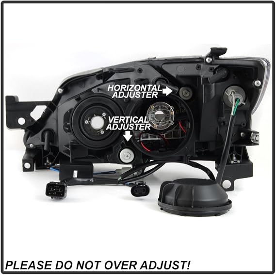 ACANII - For [Halogen Model] Black Smoked 2008-2014 Subaru Impreza WRX Switchback LED DRL Projector Headlights Headlamps
