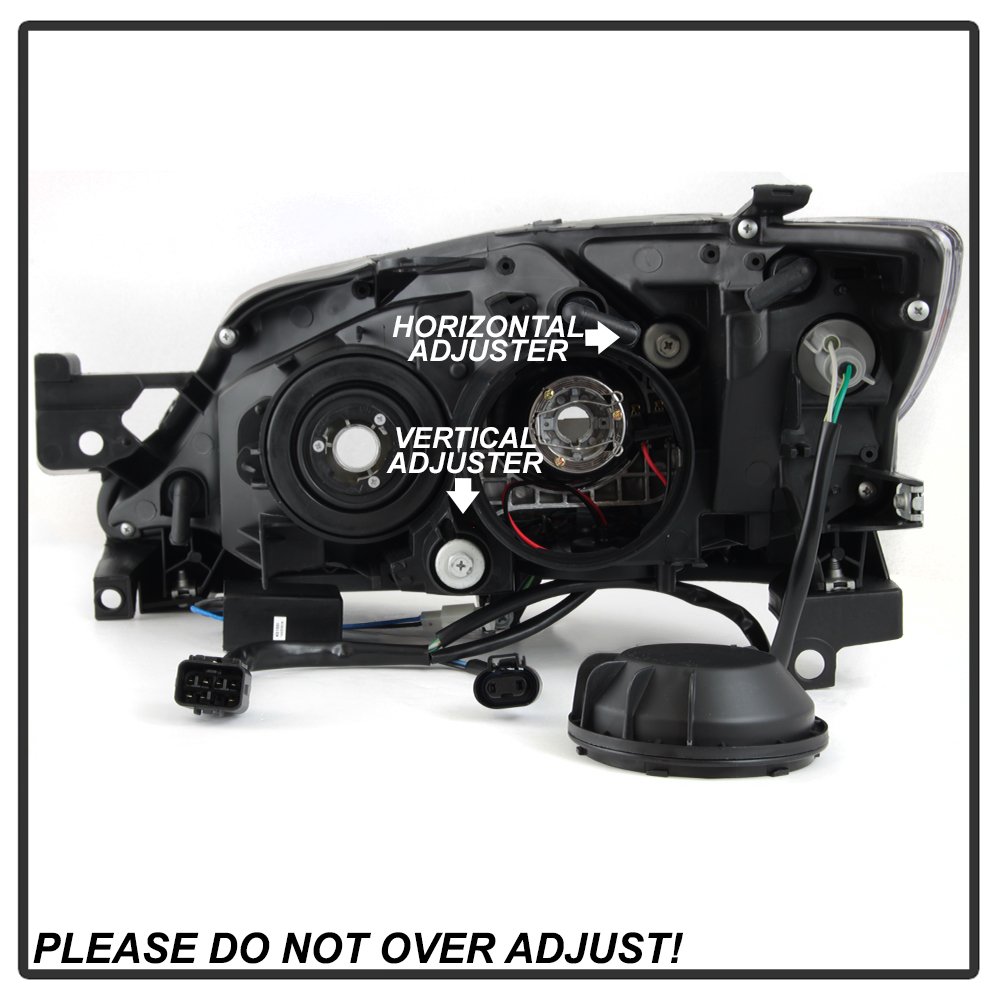 ACANII - For [Halogen Model] Black Smoked 2008-2014 Subaru Impreza WRX Switchback LED DRL Projector Headlights Headlamps product thumbnail 6