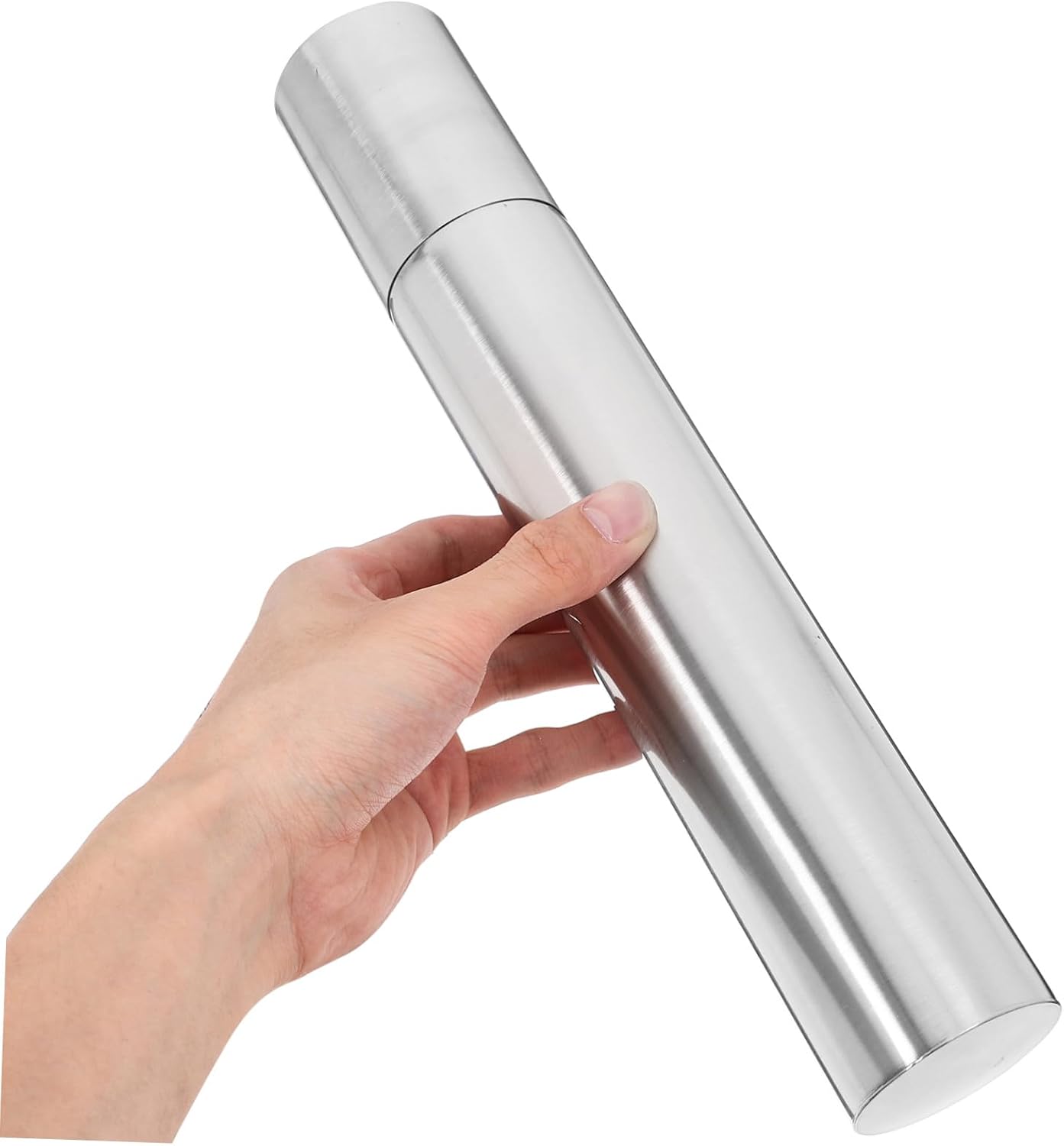 Outanaya Poster Carrier Tube with Caps 2pcs Stainless Steel
