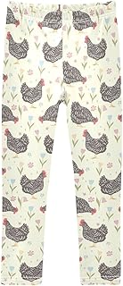 Girls Basic Leggings Baby Girls Pants Soft Footless Stretchy Tights Pants 4-10Y