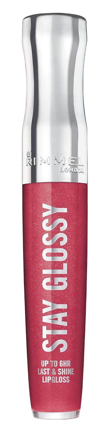 Rimmel Stay Glossy Lipgloss 6 Hour Lip Gloss Blushing Belgraves 0.18 Fl Oz : Beauty & Personal Care