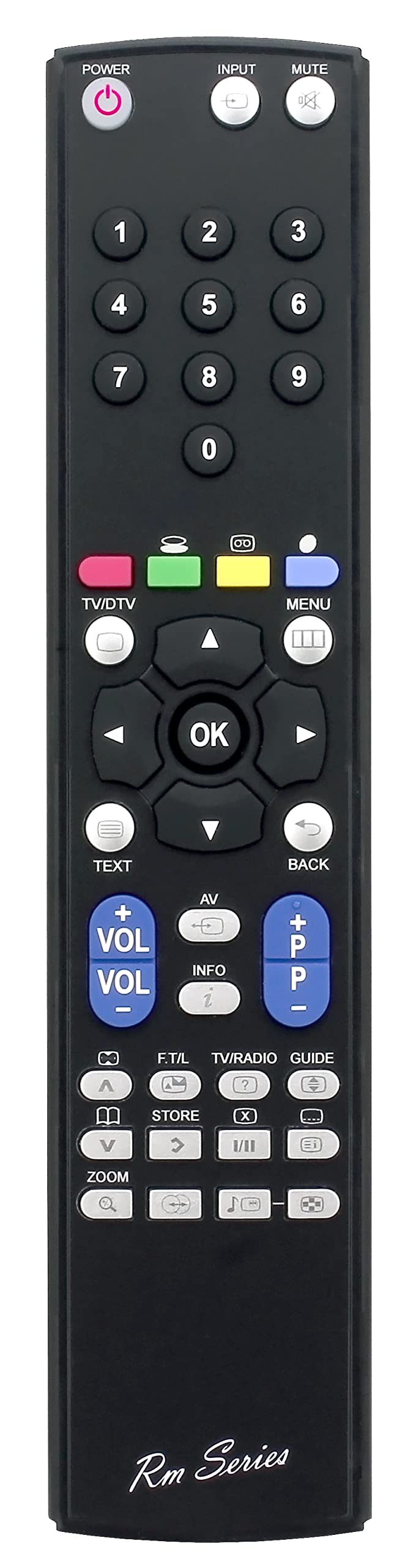 RM Series Replacement Remote Control for RMC1510