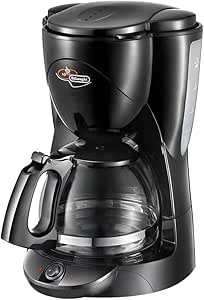 DeLonghi Macchina Caffè Icm2.1B Cafetera de Filtro ICM 2.1B, 1000 W, 1.25 litros, Plástico, Negro0