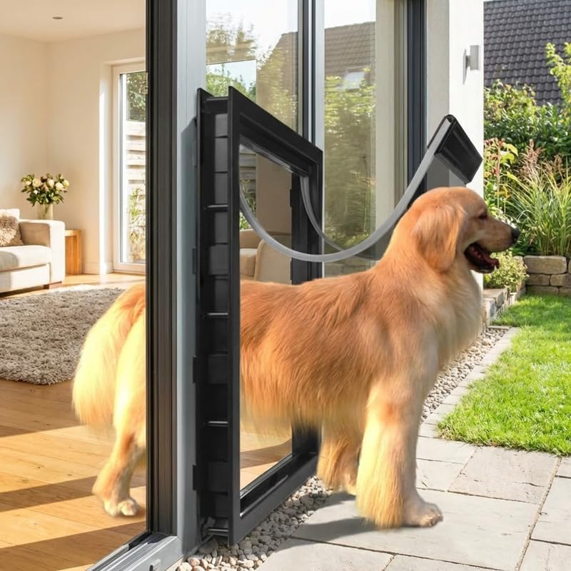 ペットゲート、マグネット式自動閉鎖、大型犬に最適、双方向安全アクセサリ、ソフトカーテン、ペットの自動アクセス、犬、囲い、猫のシェルタ