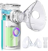 Portable Silent Aerosol for Adults and Children, Adult Aerosol Machine Portable Nebulizer Aerosol Appliance, Ultra Light, Small, No Residues (Green)