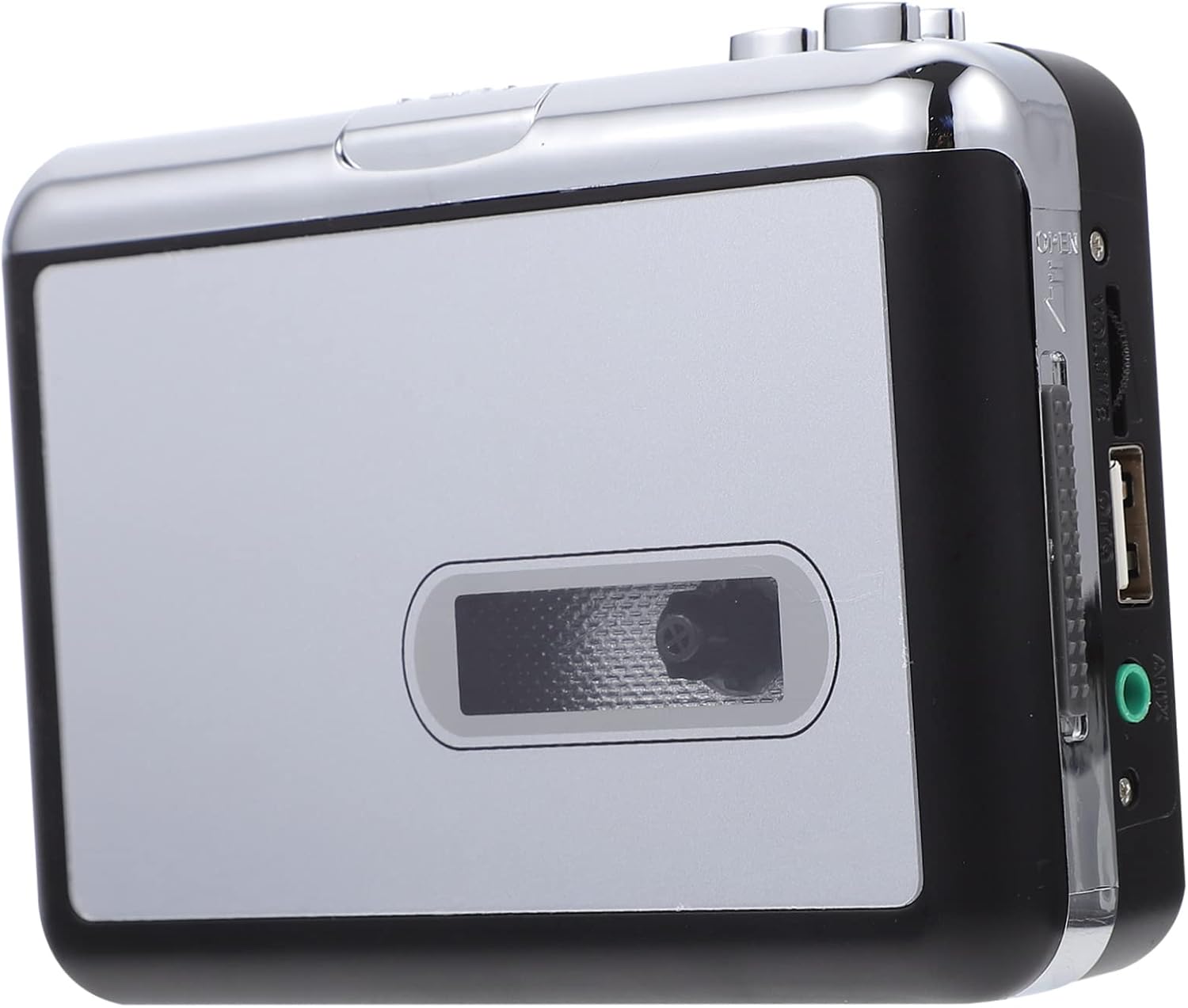 USB Cassette Music Player to Mp3 Converter with Automatic Tape Rewind