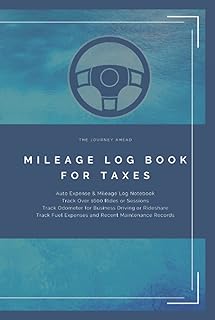 Mileage Log Book For Taxes: An Easy To Use Buisness or Personal Vehicle Mileage Log Book For Cars | Vehicle Mileage Journal for Business or Personal Taxes | V2