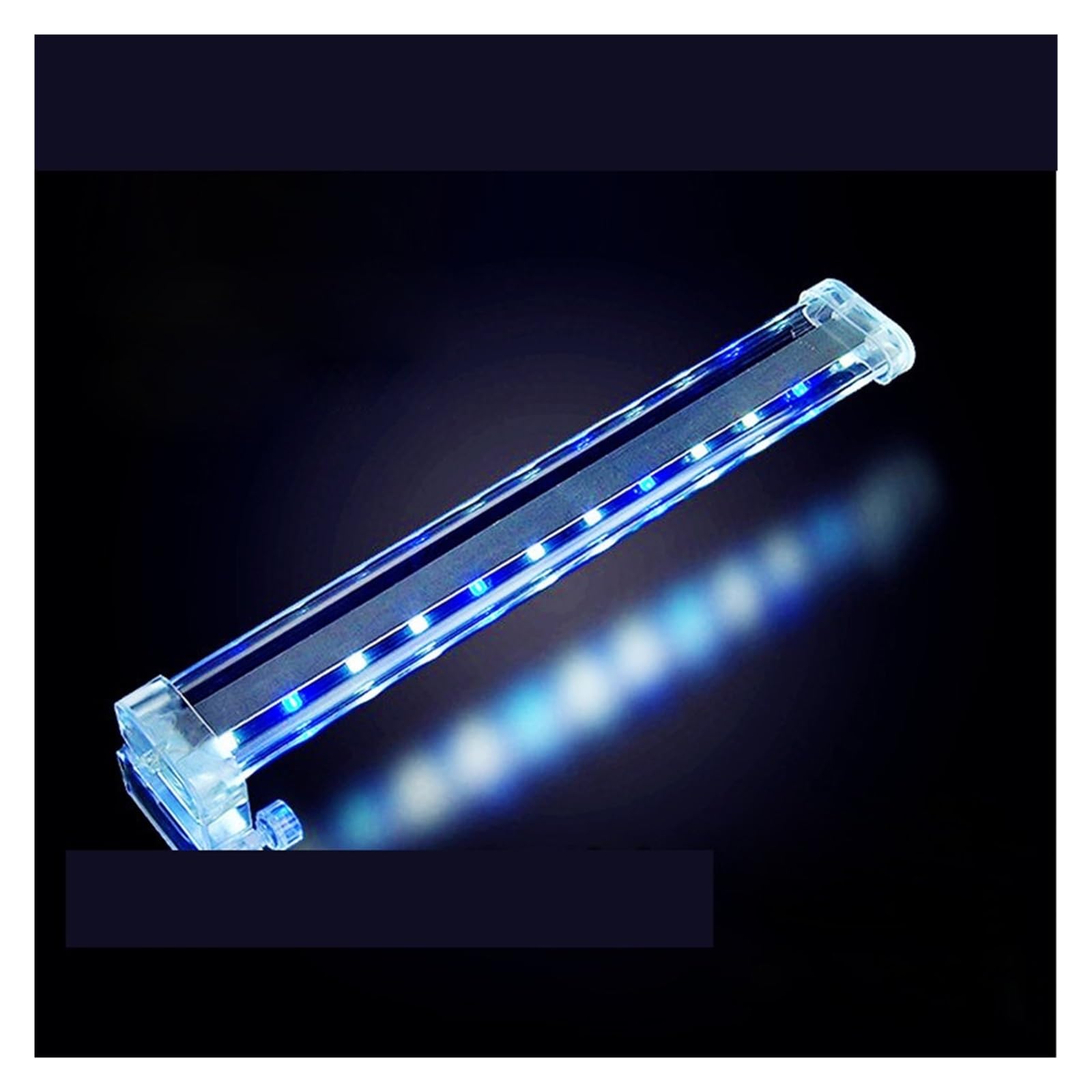Luz del acuario, Luz de acuario Led de súper cristal, lámpara Led con Clip accesorios de iluminación de acuario Led for pecera de arrecife de Coral, tanque de Clip Led Aqua(10W 42cm)