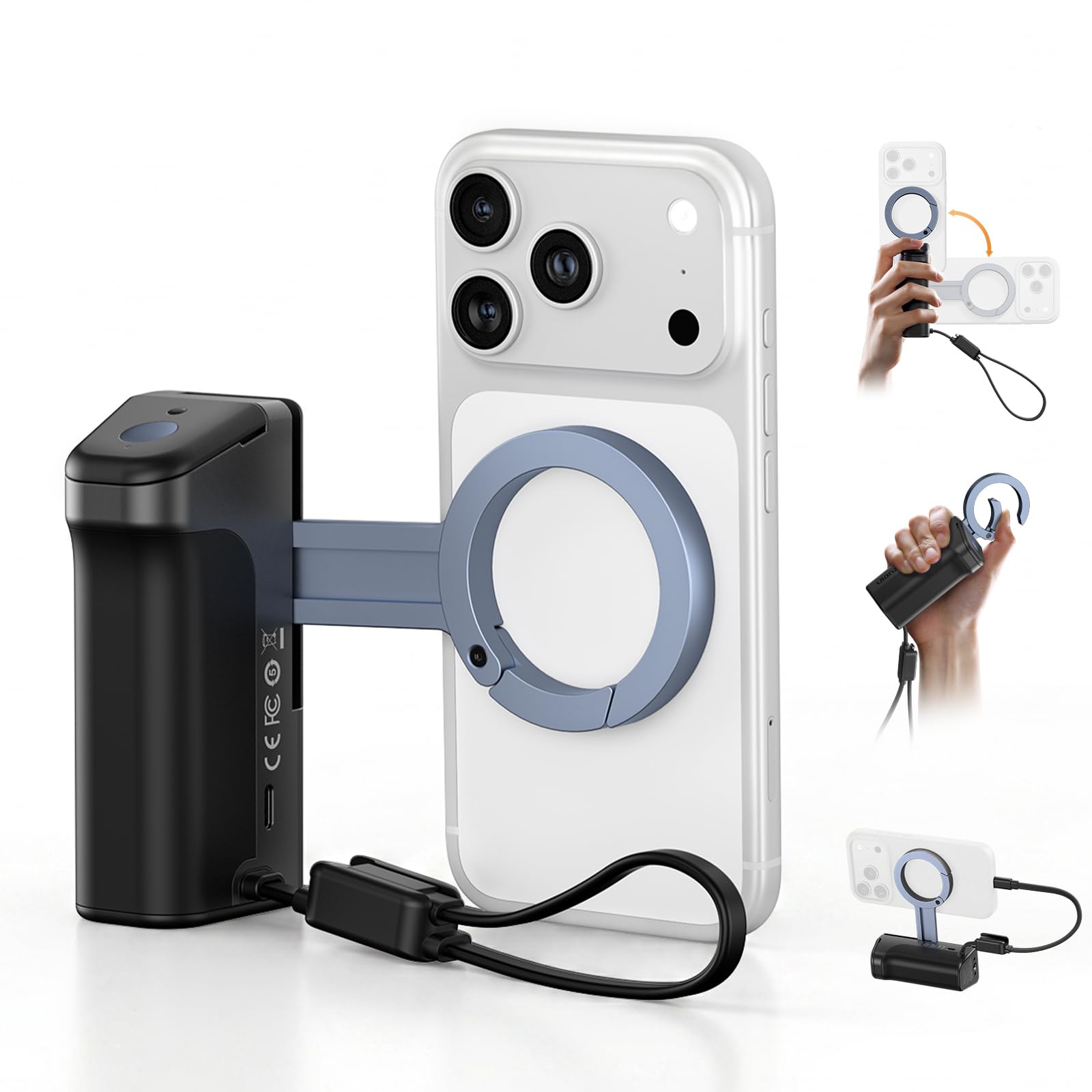Amazon.co.jp: Ulanzi MG13 MagSafe用スマホグリップ モバイル