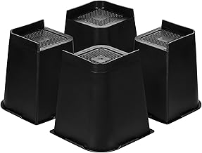 Riser Height Adjustable Kotatsu Add-Ons for Bed, Table, Sofa, Desk, Kotatsu Height-Raising Legs, Table Legs, Multi-Levels, Heating Appliance, ABS, Set of 4, Height 8.03 inches (20.4 cm)