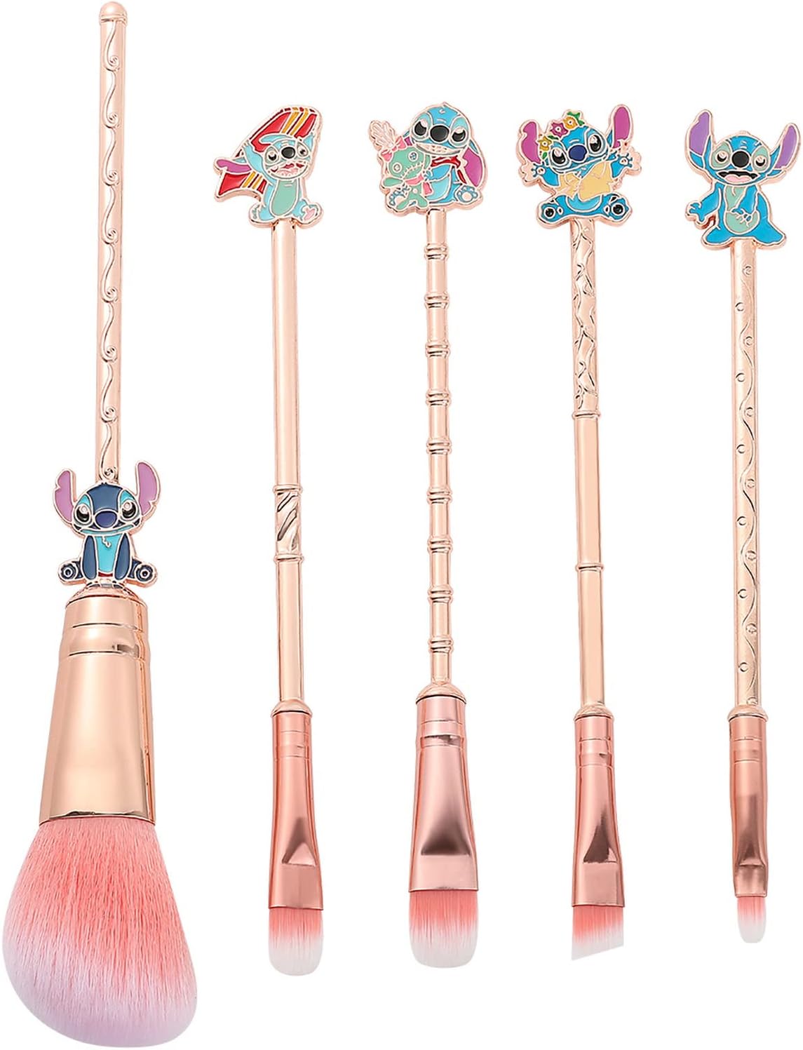 Interstellar Anime Makeup Brushes Set, 5Pcs Creative Cartoon Theme Cosmetic Makeup Brush, Premium Synthetic Foundation Eyeshades Brush Sets Best Gifts for Teen Women