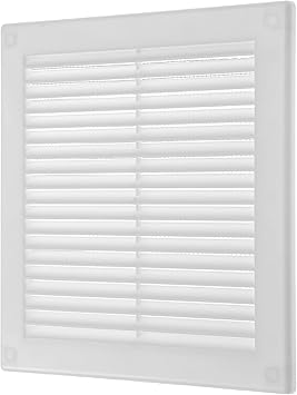Vent Systems 8'' x 8'' Inch White Soffit Vent Cover - Flat Square Air ...