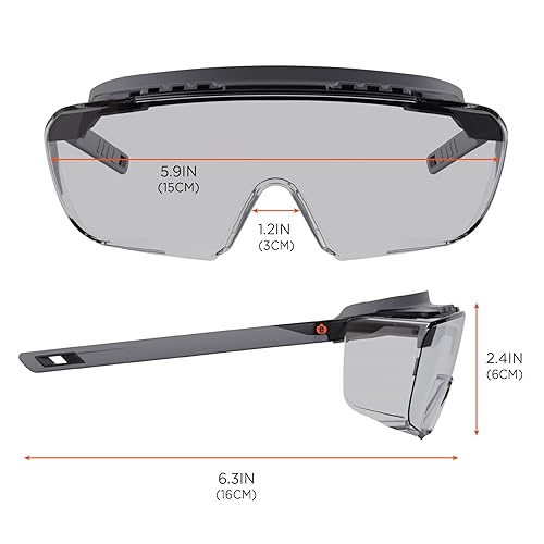 Miniatura 7 de Ergodyne Skullerz OSMIN OTG - Lentes de seguridad, antiniebla, antiarañazos