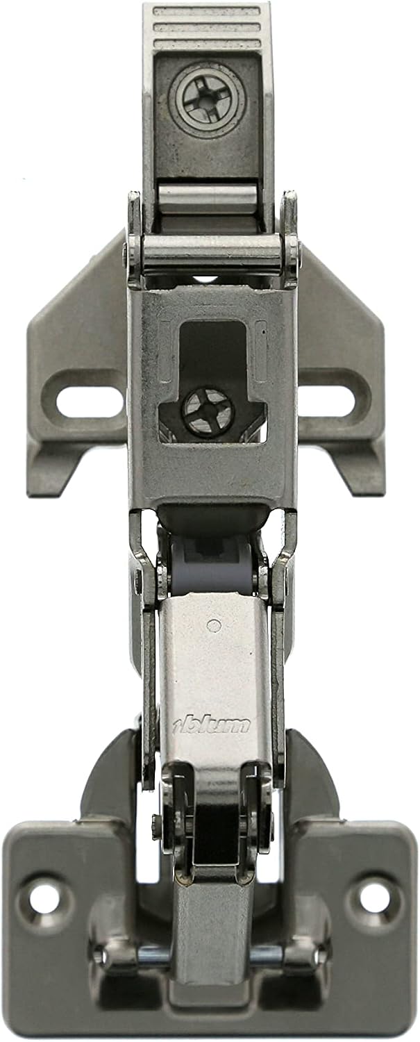 Blum 71T6550 Wide Angled Hinge 170 Degree, FACE Frame Application, Full Overlay with 0mm Face Frame Plate 175L6600.22 (2 - Set)